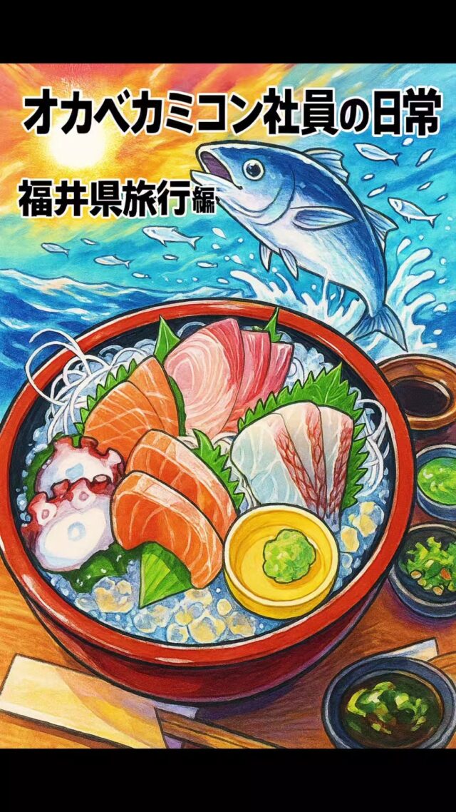 今年のお盆休みは福井県へ旅行！
ふと立ち寄った居酒屋にて海の幸をはじめ、美味しい料理を堪能してきました(^^)/
#オカベカミコン
#カミコン
#カミコンのある生活
#旅行
#福井県
#居酒屋
#海の幸
#お盆休み
#夏季休暇