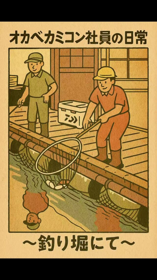 オカベカミコン社員は仕事も遊びも常に全力投球！今回は釣りを楽しみました(^^)/
#オカベカミコン
#カミコン
#釣り
#釣り堀
